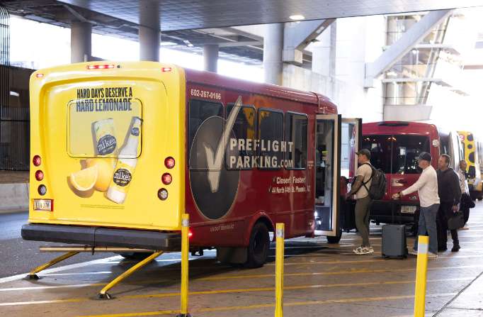 PHX Airport and surrounding roadways Media