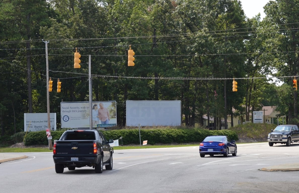 RT 24/27 S/S  @  JCT. NC 705- panel on the left side