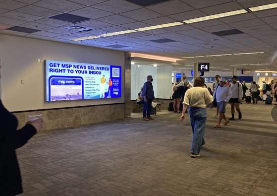 Lit Tension Fabric Display