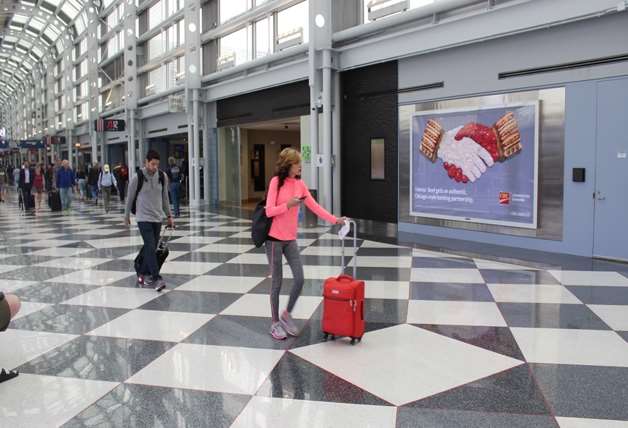 Billboard in O'Hare, IL