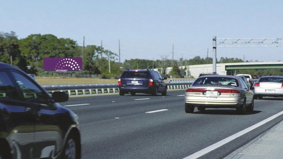 I-4, 600 ft S/O SR 430A;  W/S F/S Media