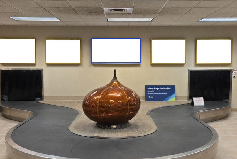 Baggage Claim Center Wall