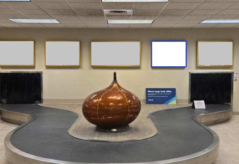 Baggage Claim Center Wall