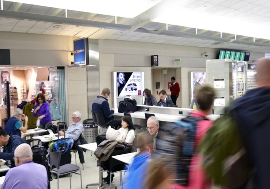 Lit Tension Fabric Display in San Francisco, CA