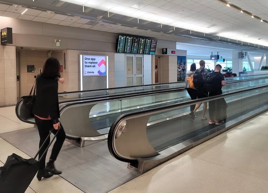 Lit Tension Fabric Display in San Francisco, CA