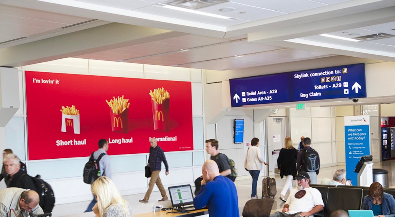 Terminal A - Single Large Format Banner
