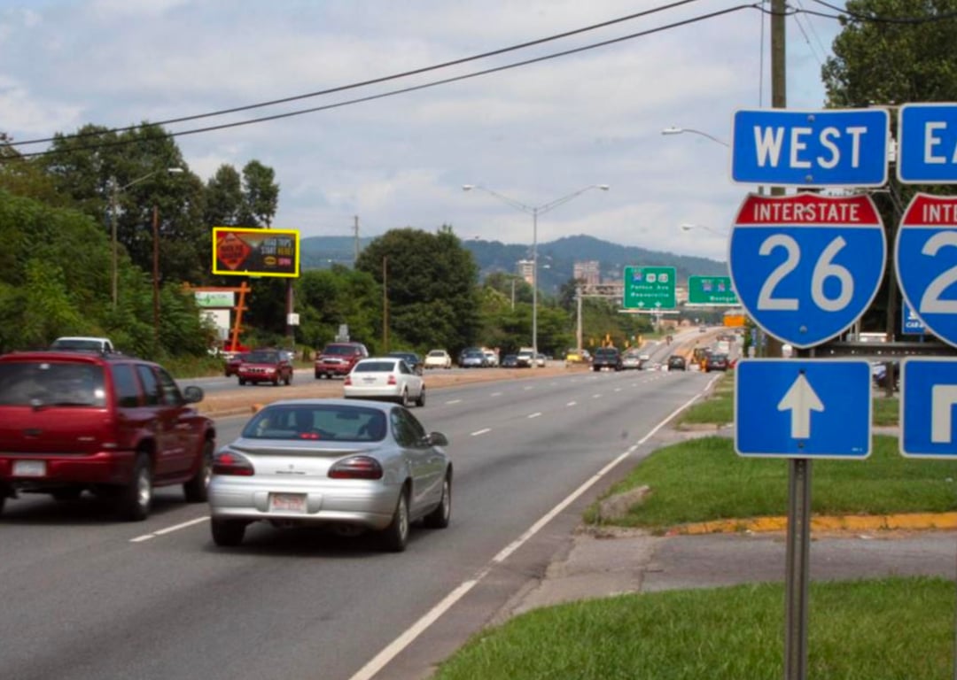 Location photo for US-19 near Patton Ave at Regent Park Blvd (Asheville)