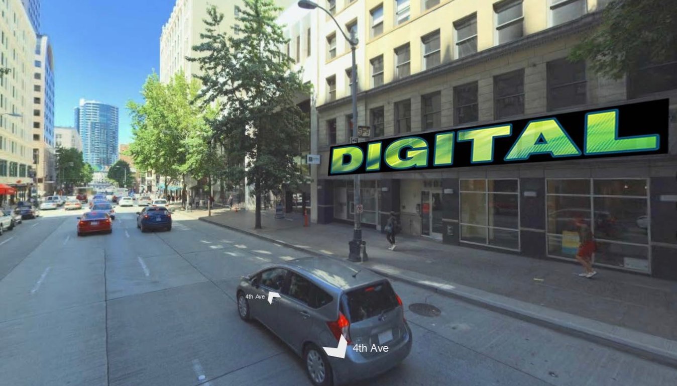 Location photo for 4th Ave near Museum of Illusions - Seattle, Downtown Seattle (Seattle)