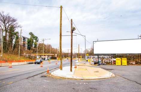 Location photo for Branch Ave near Naylor Road Metrorail Station at Bus Bay H (Temple Hills)