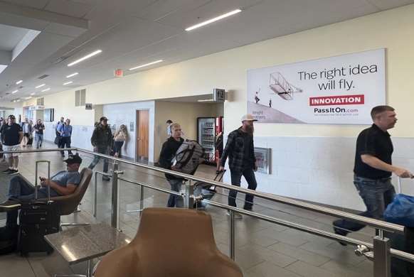 Gate 2 - Tension Fabric Display