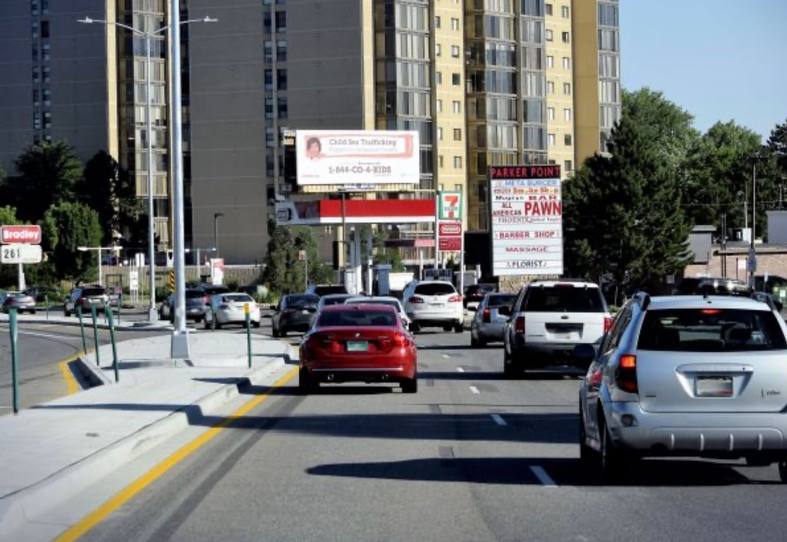 Location photo for E Mississippi Ave near S Parker Rd & Mississippi Ave Nearside (Denver)