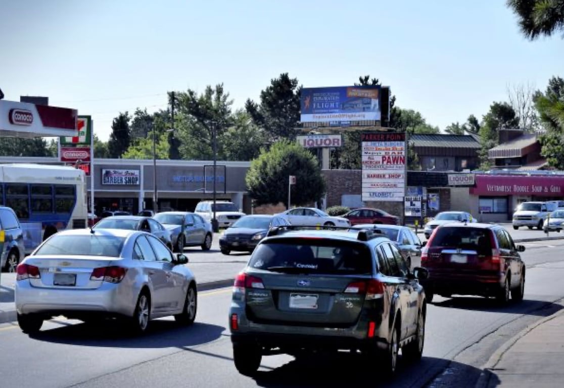 Location photo for S Parker Rd near S Parker Rd & Mississippi Ave Nearside (Denver)