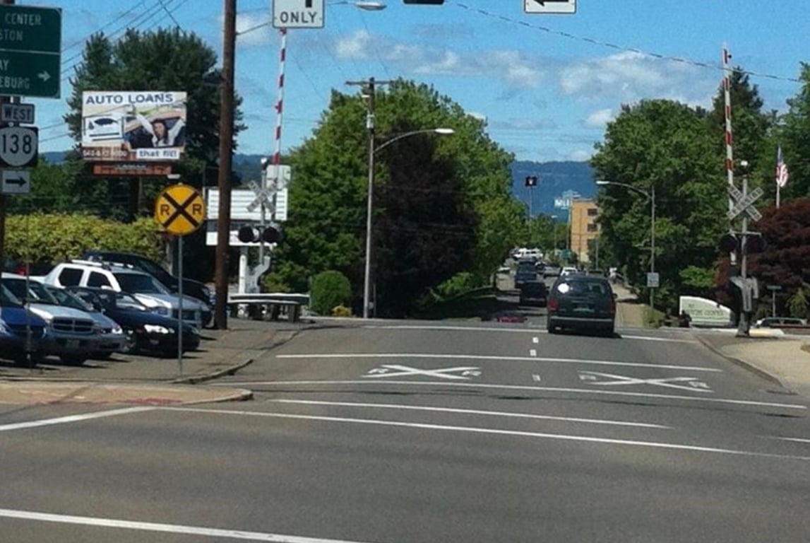 WASHINGTON STREET SL @RR CROSSING Media