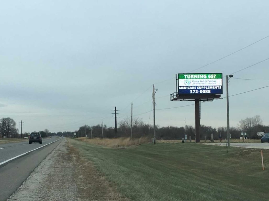 US Hwy 61 705 ft s/o Hunt Rd. E/S, S/F, 1 Slot Media