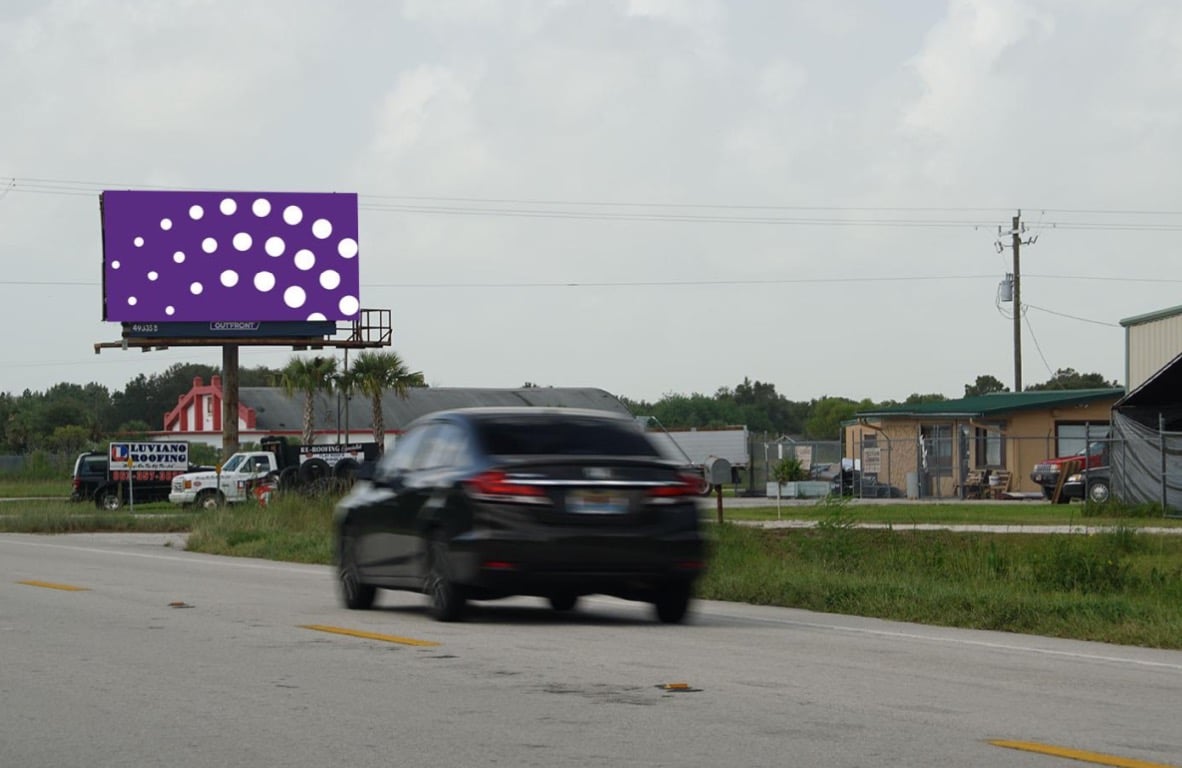 Billboard near Okeechobee Music Festival