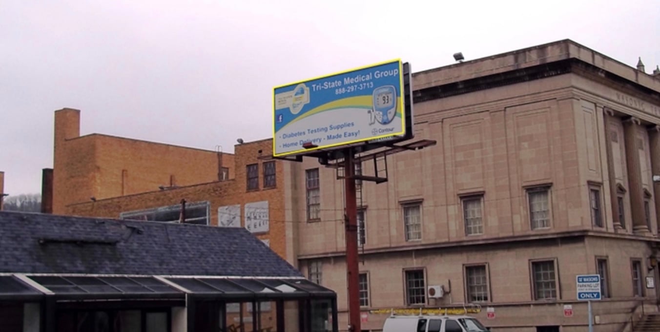 Location photo for N Commercial St near Steelworker Mural (Steubenville)