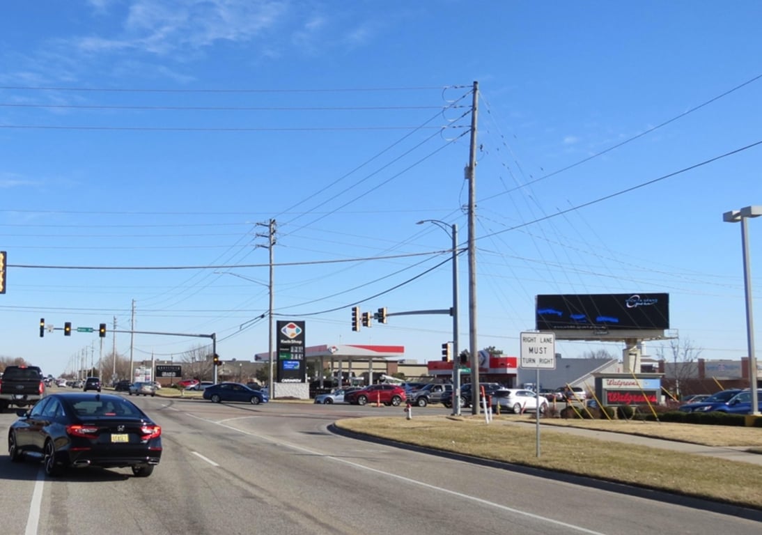 Location photo for N Webb Rd near 21st and Webb Southbound (Wichita)