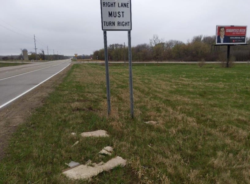 CR 3 0.8 mi S/O CR 1 WS F/N