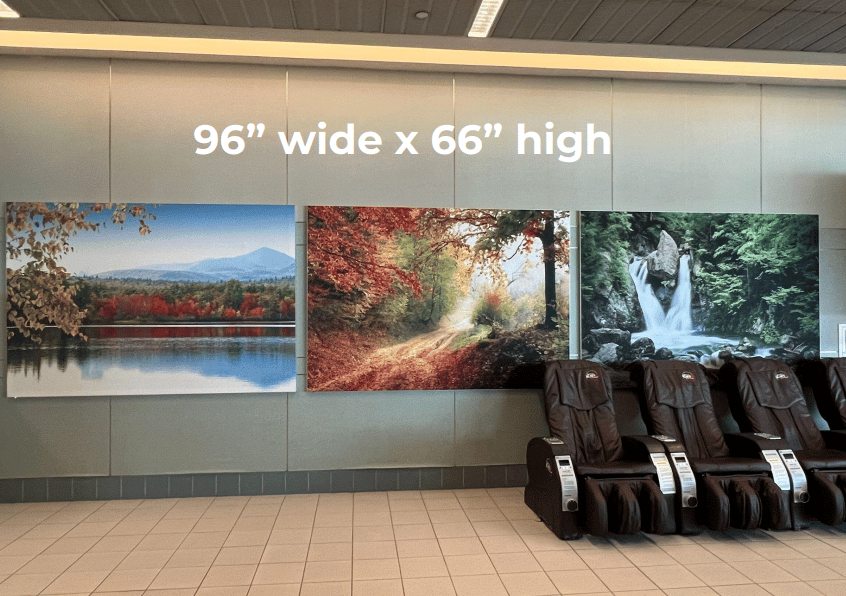 Floor 2 - Single Tension Fabric Display