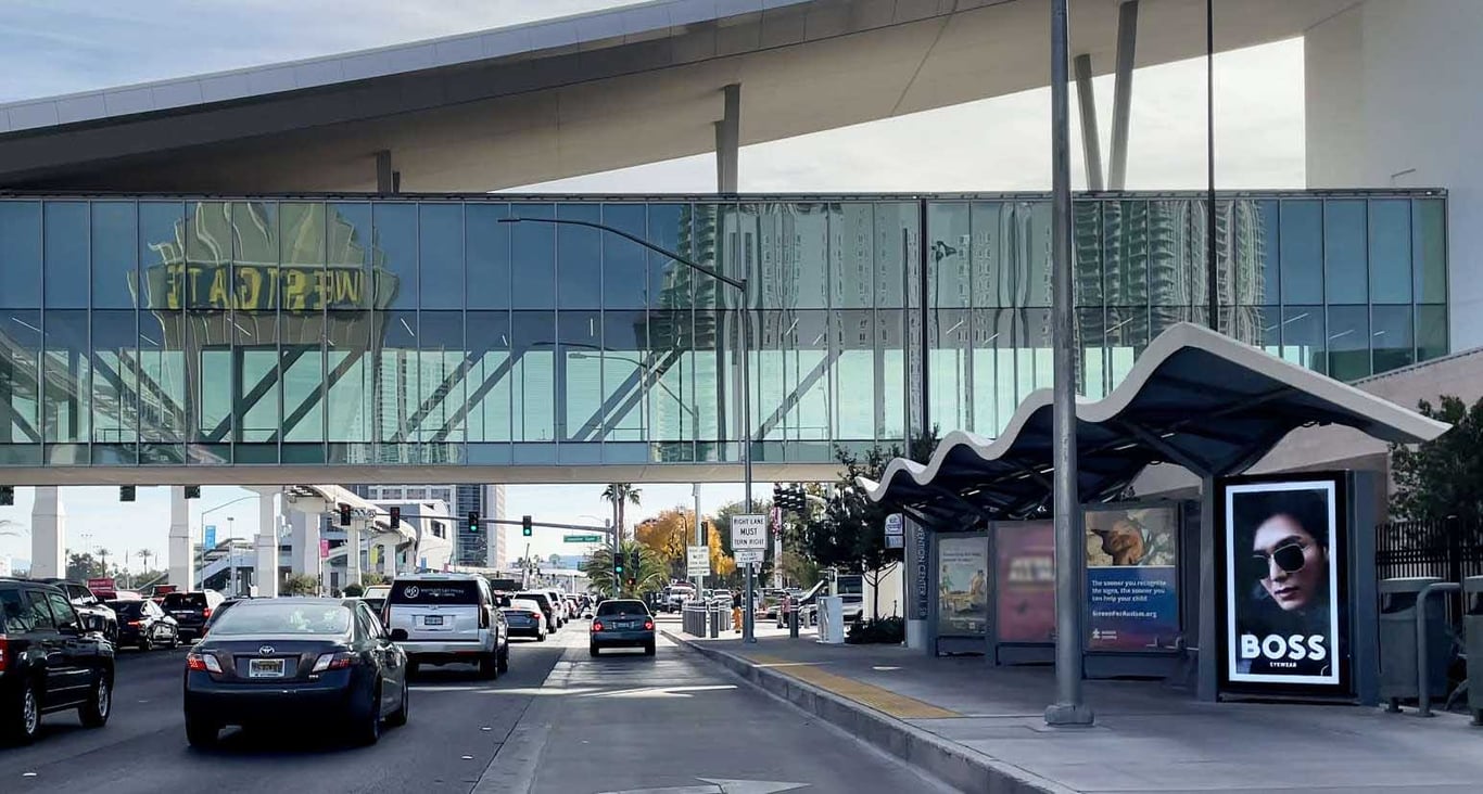 Digital Transit Shelter in Las Vegas, NV