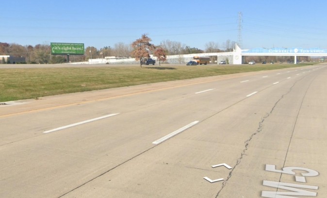 M-5 1500 ft N/O Maple Rd WS Media
