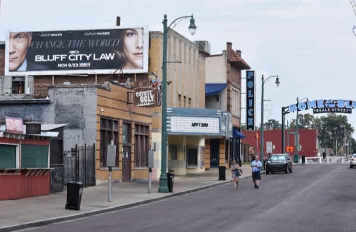 Billboard near Beale Street Music Festival 2026