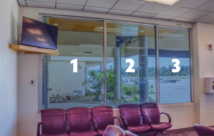 TSA Holding Area - Window Wrap