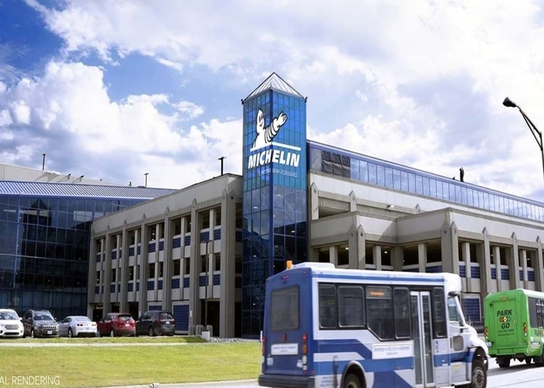 Parking Garage - Large Window Cling