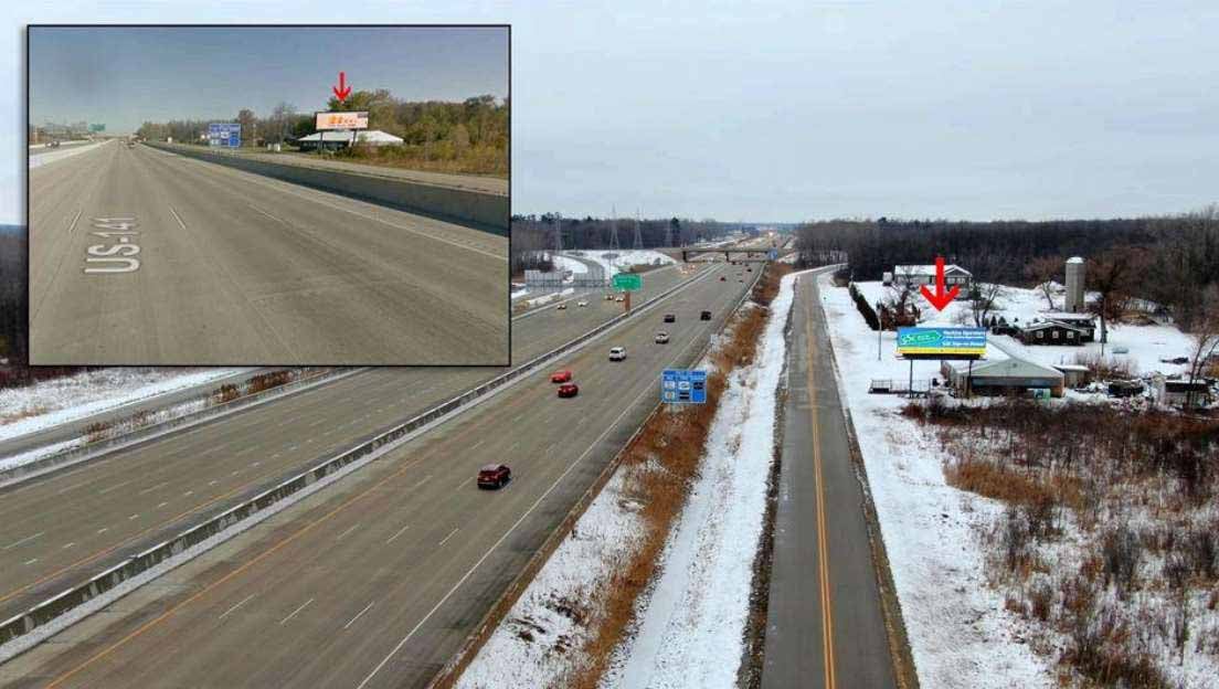 I-41, 1 mi N of I-43, Howard Media
