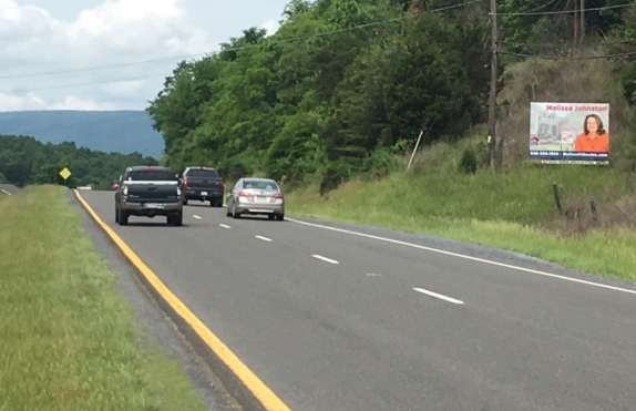 Rt 50 West 2.1 m W/O VA 37 (North Side), W/F Media