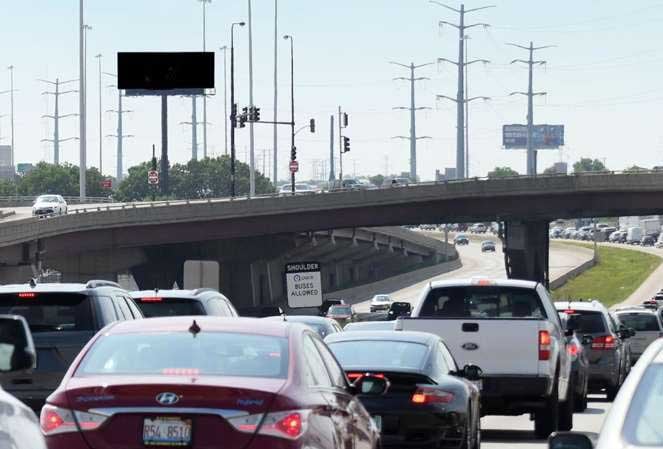 Stevenson (I-55) W/O Damen Ave S/L F/E Media