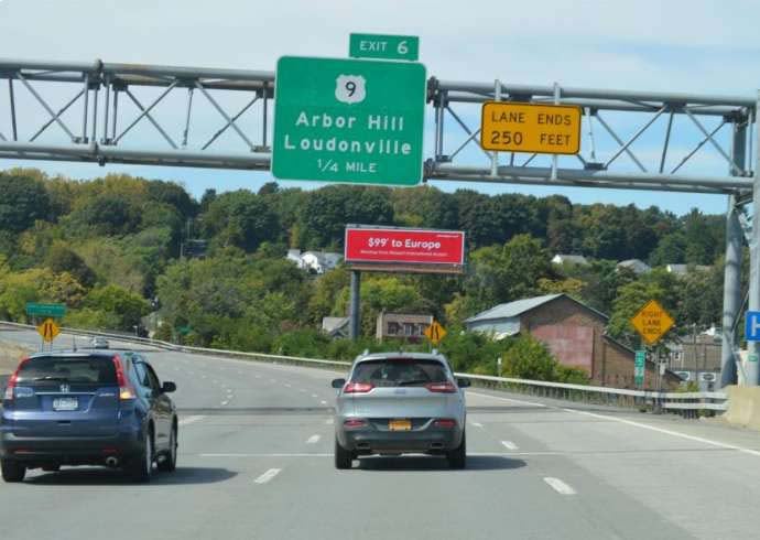 I-90, 500' West of I-787 N/S F/E Media