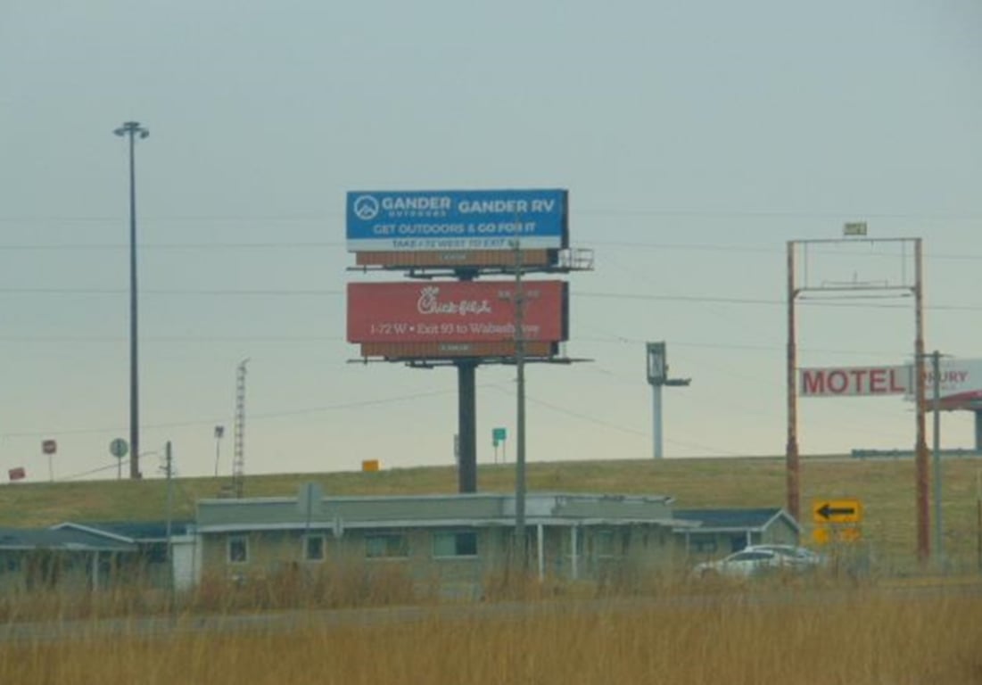 I-55 S/O MM#72 North Sign W/S S/F Top