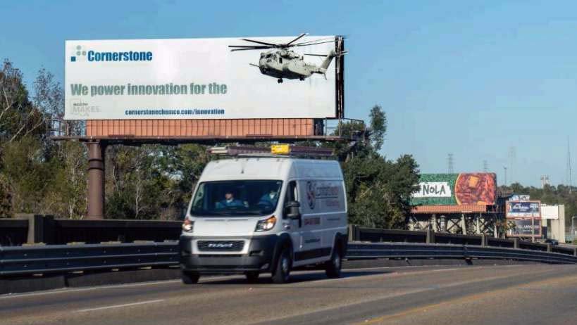 W/S US Hwy 90, 1358' S/O LA Hwy 18 Media