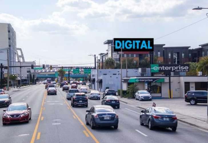 Location photo for E Colonial Dr near Orlando Postcard mural by Greetings Tour, Northeast Orlando (Orlando)