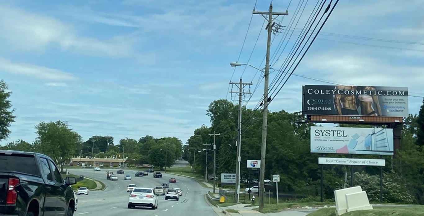 Location photo for W Wendover Ave near Hewitt/Pineland (EB), Hewitt Area (Greensboro)