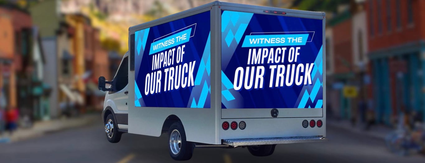 LED Truck w/custom 8 Hour Route  Media