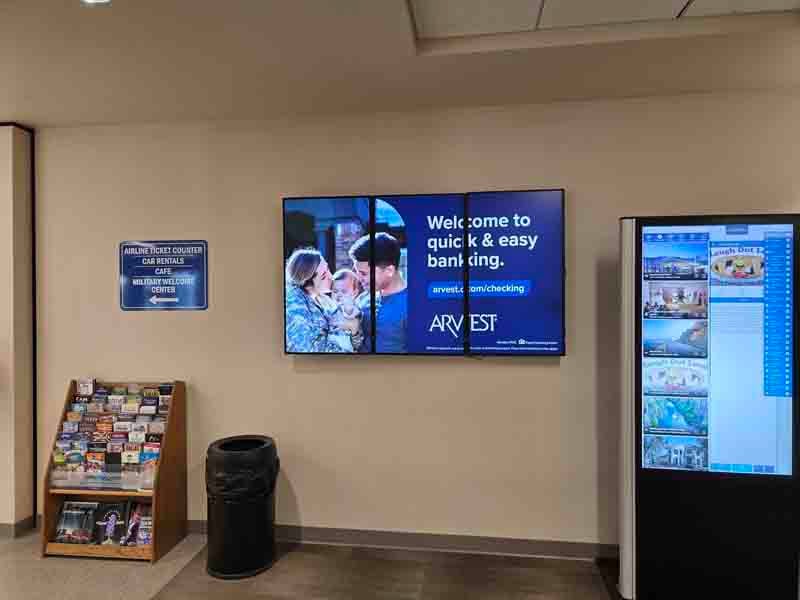 Bag Claim Area - Single Digital Display