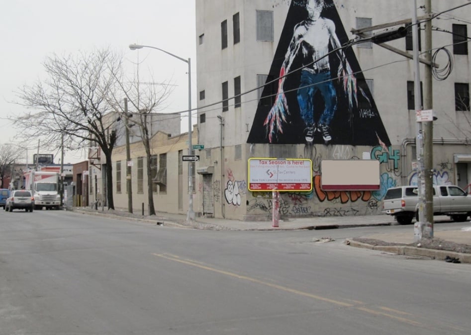 Location photo for Morgan Ave near Ed's Plant Shop, East Williamsburg (Kings County)