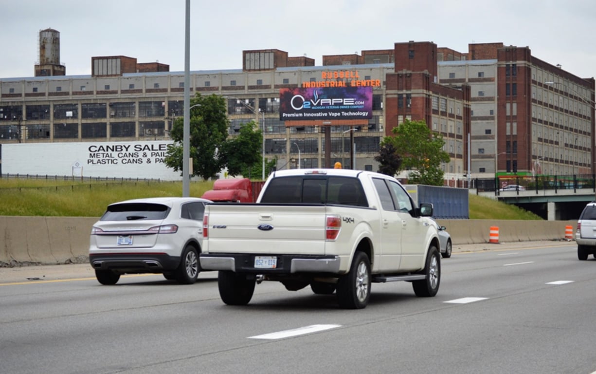 Location photo for Chrysler Dr near Clay & I-75 Service Dr, Russell Industrial (Detroit)
