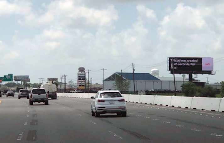 IH 45; 4901 1/2 Gulf Fwy; 750'
 N/O Fleming St,La Marque,
 77554 Media