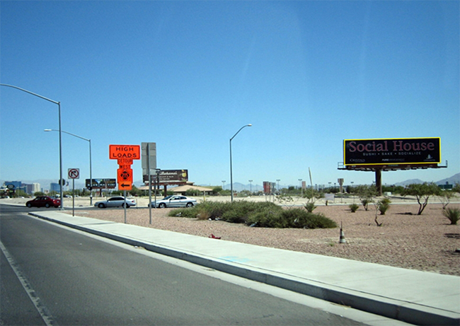 LAS VEGAS BL EL .45MI S/O SUNSET S/F Media