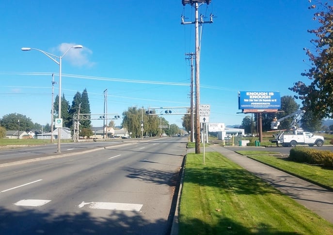 Location photo for Oregon Wy near Beech & 15th, Industrial Way (Longview)