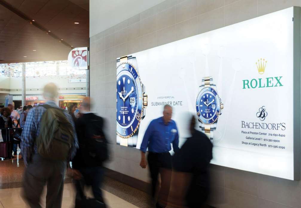 Lit Tension Fabric Display