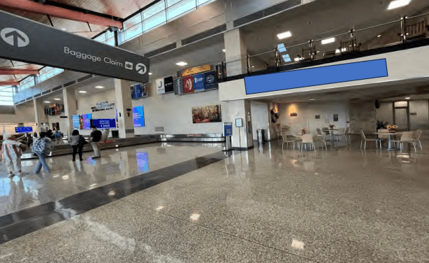 Baggage Claim - Single Soffit Tension Display