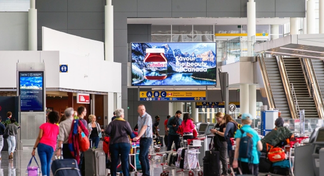 Digital at Ticketing, Calgary International Airport