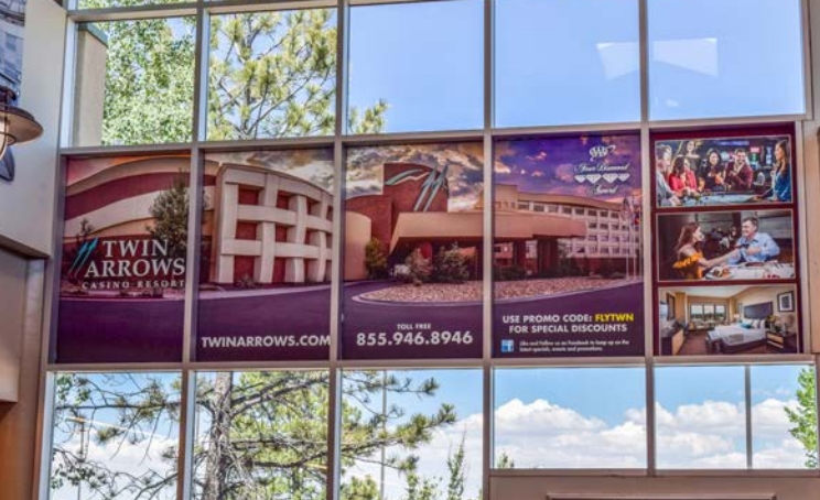 East Window (Bag Claim) - Window Wrap