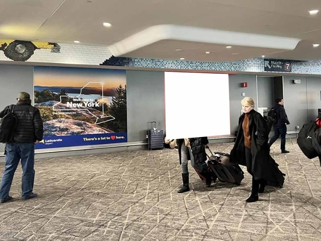 Static in LA GUARDIA AIRPORT, NY