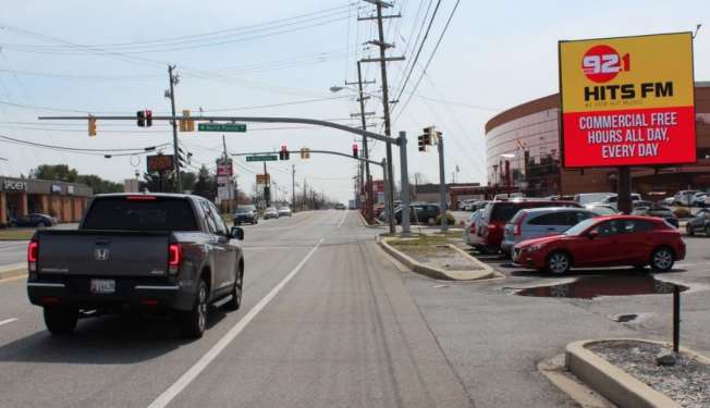 viewed heading southbound on Rt. 11 just south of Maugans Ave, N/F Media