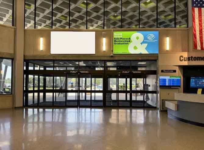 Ticketing - Single Lit Tension Fabric Display